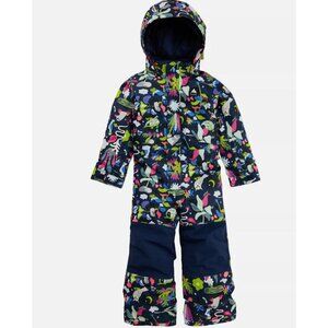 Burton Toddler One Piece Snowsuit 3T Moonlit Grove Fleece-Lined Bluesign